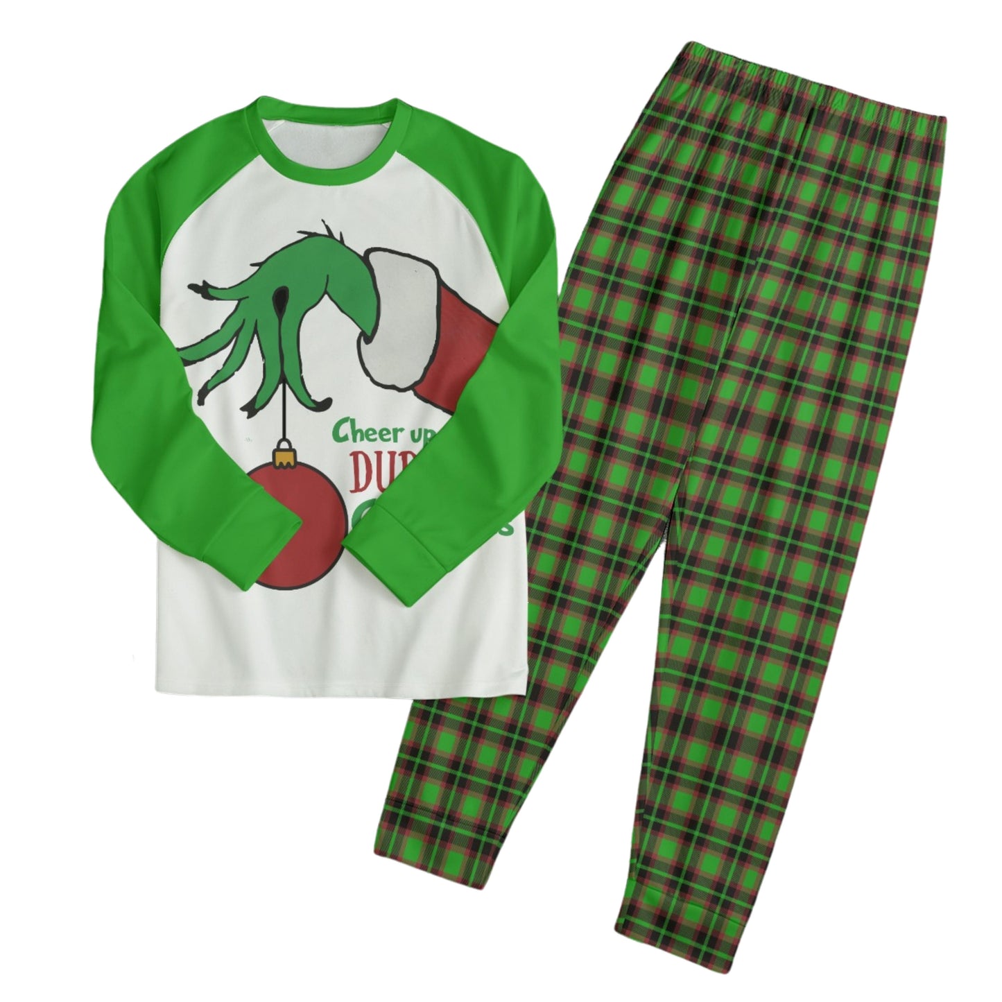 Matching Family Christmas Pajamas, Grinch Pajamas, Custom Christmas Pajamas, Cheer Up Pajamas, Grinch Christmas Pajamas