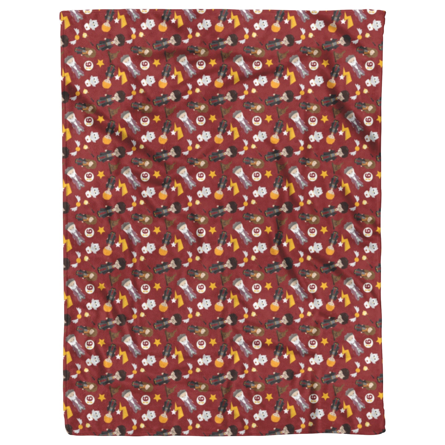 Wizard Throw Blanket, Wizard School Blanket, Wizard Characters Blanket, Fleece and Sherpa Options