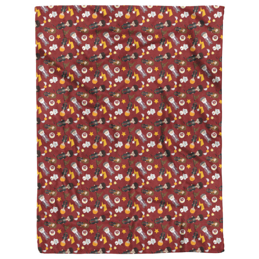 Wizard Throw Blanket, Wizard School Blanket, Wizard Characters Blanket, Fleece and Sherpa Options