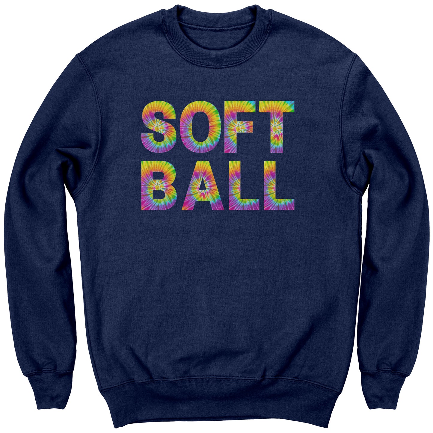 Youth Softball Sweatshirt, Tie Dye Softball Sweatshirt, Girls Softball Shirt, Softball Gifts