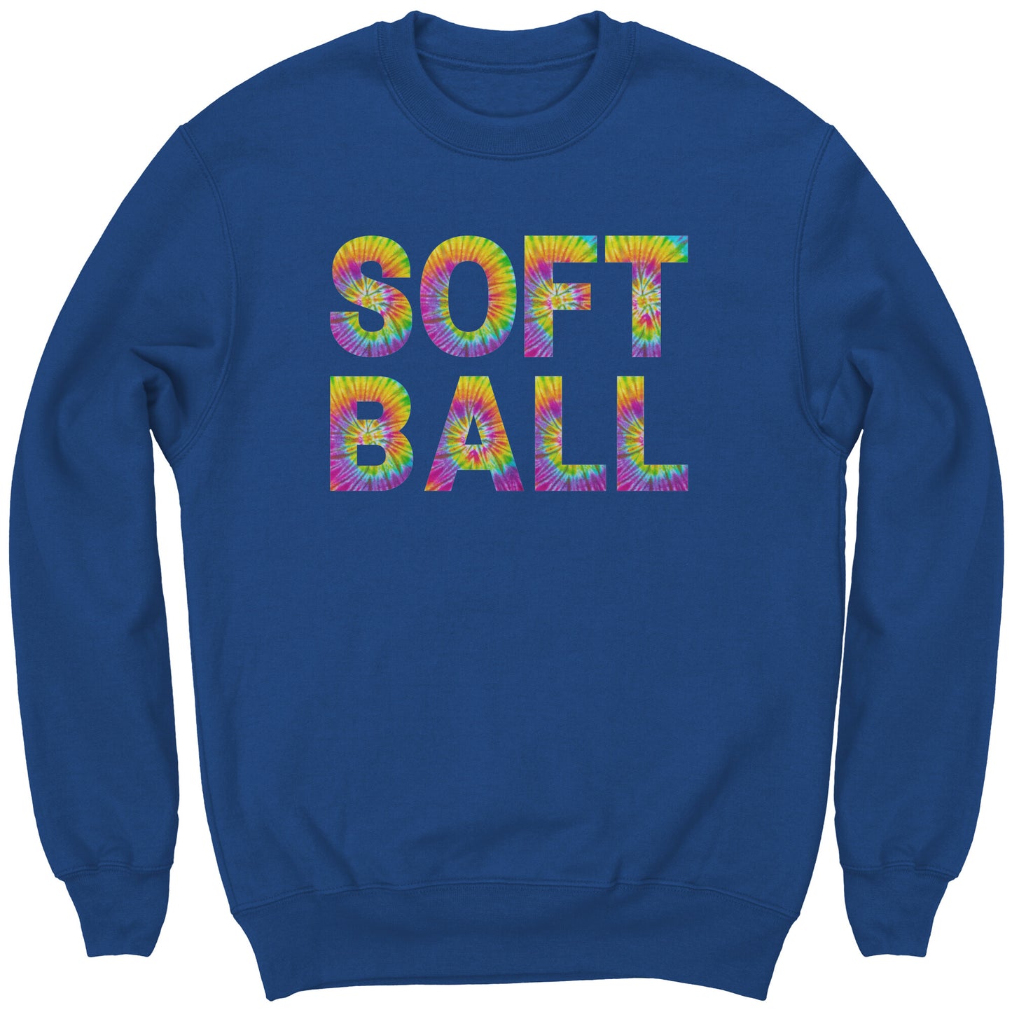 Youth Softball Sweatshirt, Tie Dye Softball Sweatshirt, Girls Softball Shirt, Softball Gifts