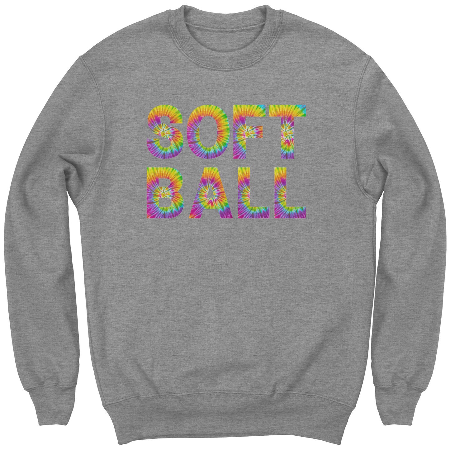 Youth Softball Sweatshirt, Tie Dye Softball Sweatshirt, Girls Softball Shirt, Softball Gifts