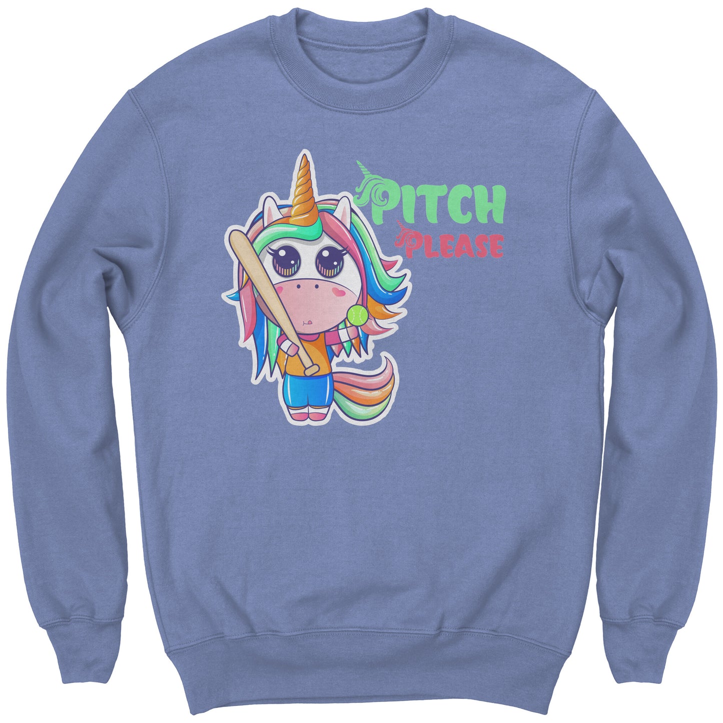 Youth Softball Sweatshirt, Unicorn Softball Sweatshirt, Girls Softball Shirt, Softball Gifts