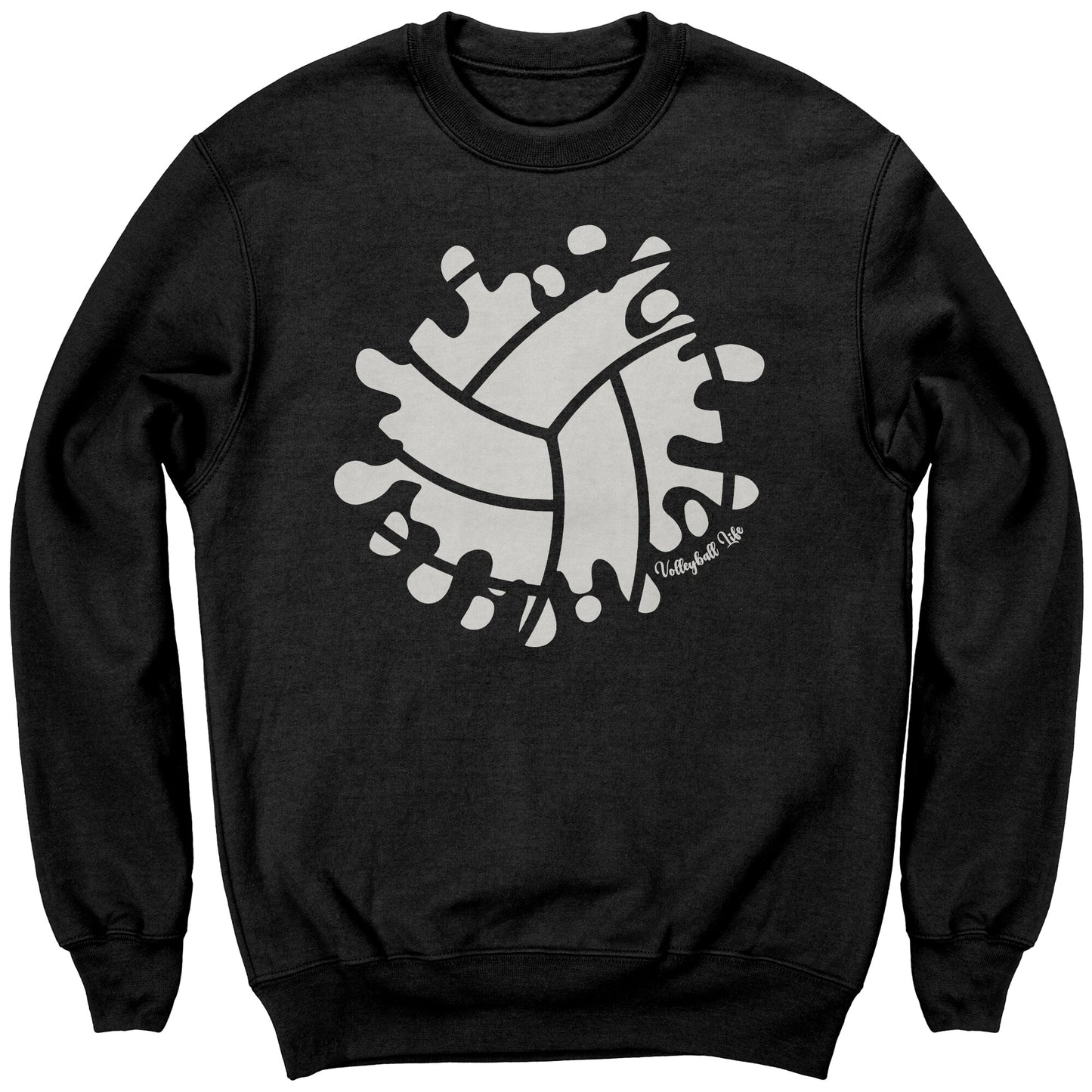 Youth Volleyball Sweatshirt, Girls Volleyball Sweatshirt, Volleyball Life Splash Sweatshirt
