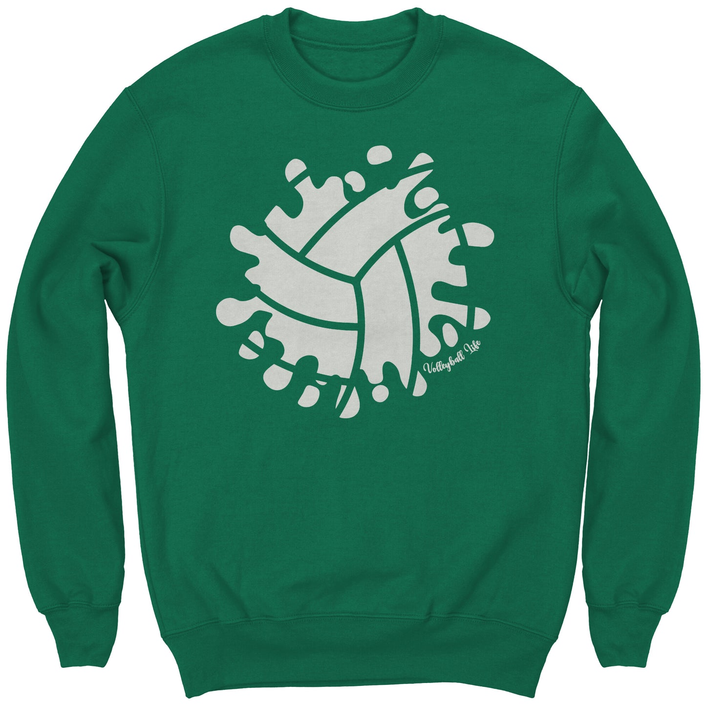 Youth Volleyball Sweatshirt, Girls Volleyball Sweatshirt, Volleyball Life Splash Sweatshirt