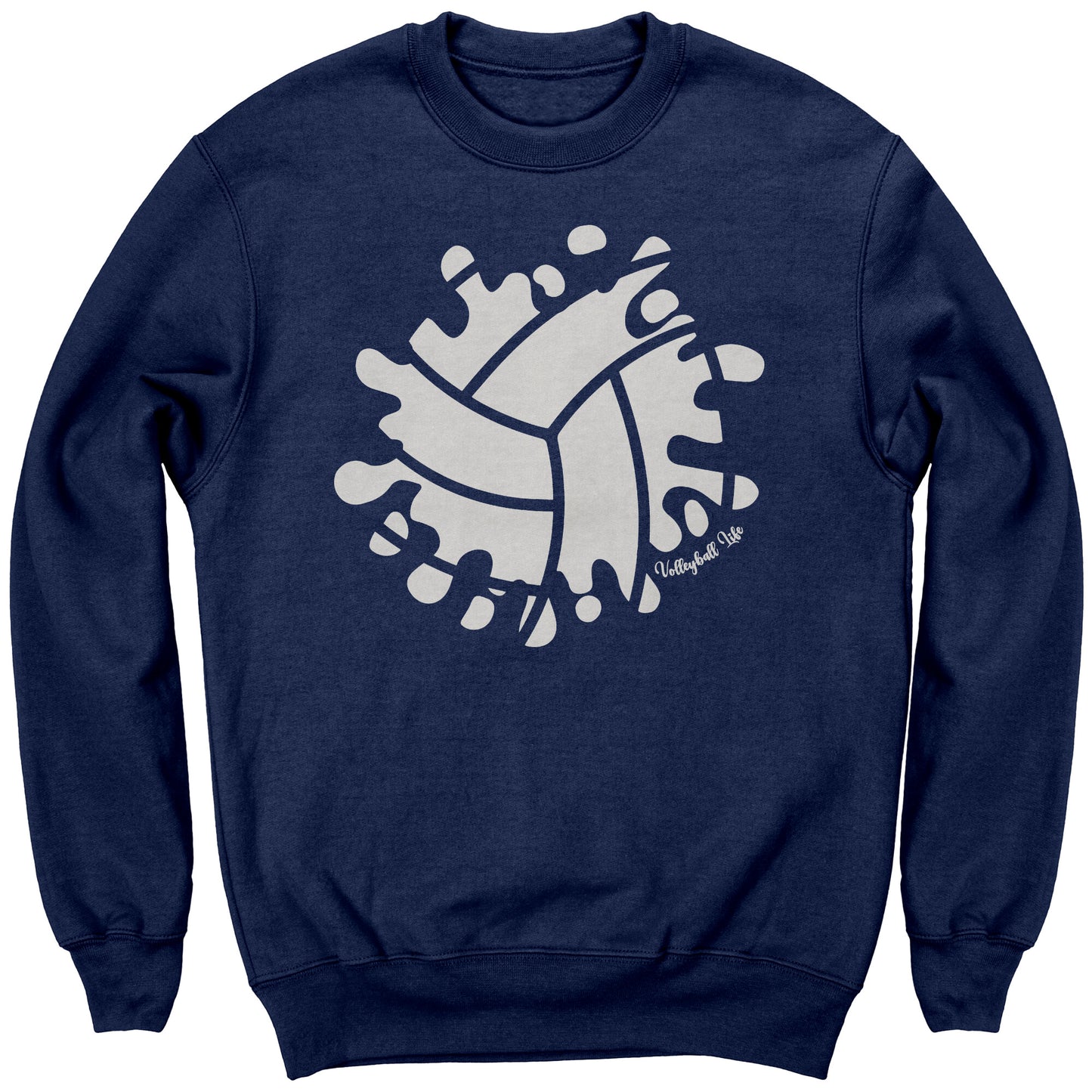 Youth Volleyball Sweatshirt, Girls Volleyball Sweatshirt, Volleyball Life Splash Sweatshirt