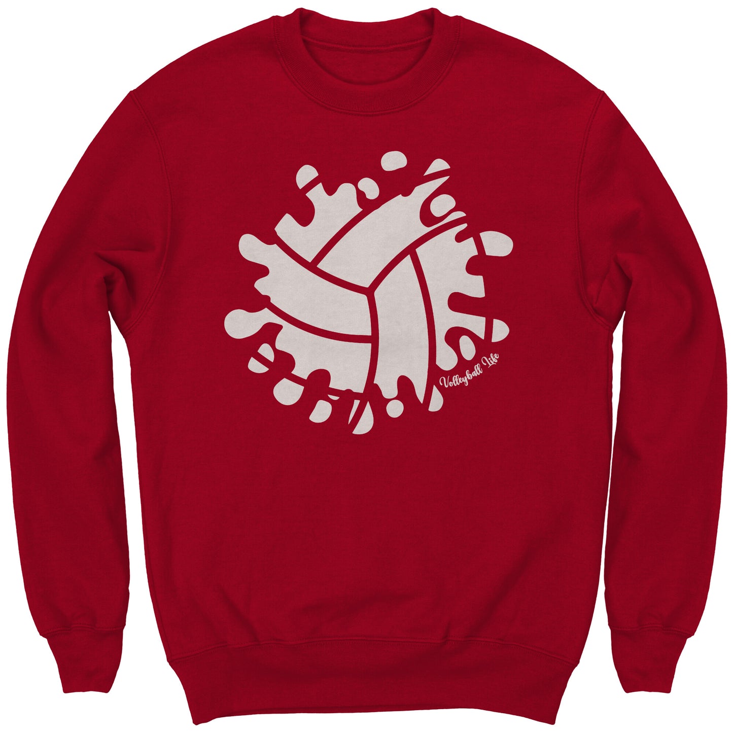 Youth Volleyball Sweatshirt, Girls Volleyball Sweatshirt, Volleyball Life Splash Sweatshirt
