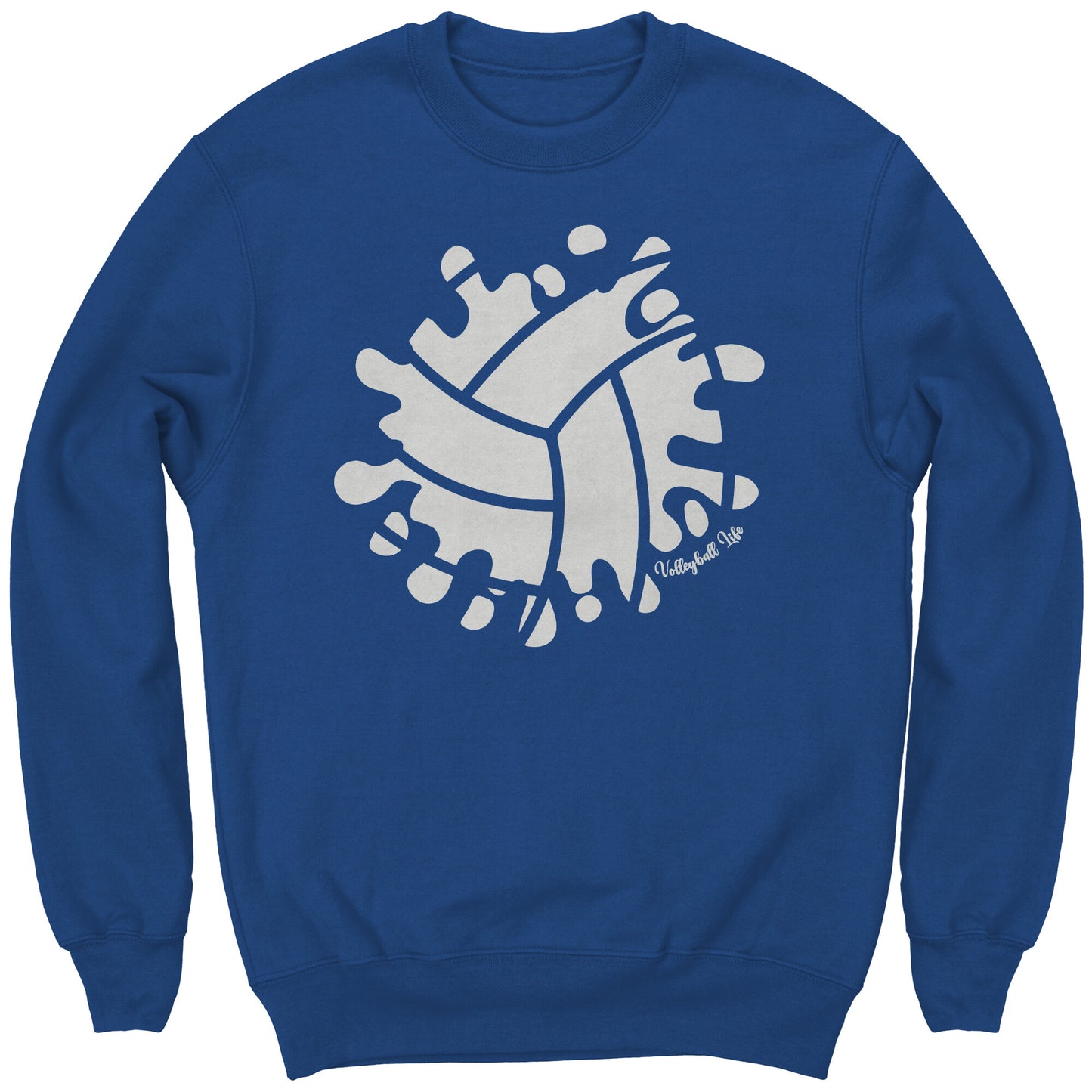Youth Volleyball Sweatshirt, Girls Volleyball Sweatshirt, Volleyball Life Splash Sweatshirt