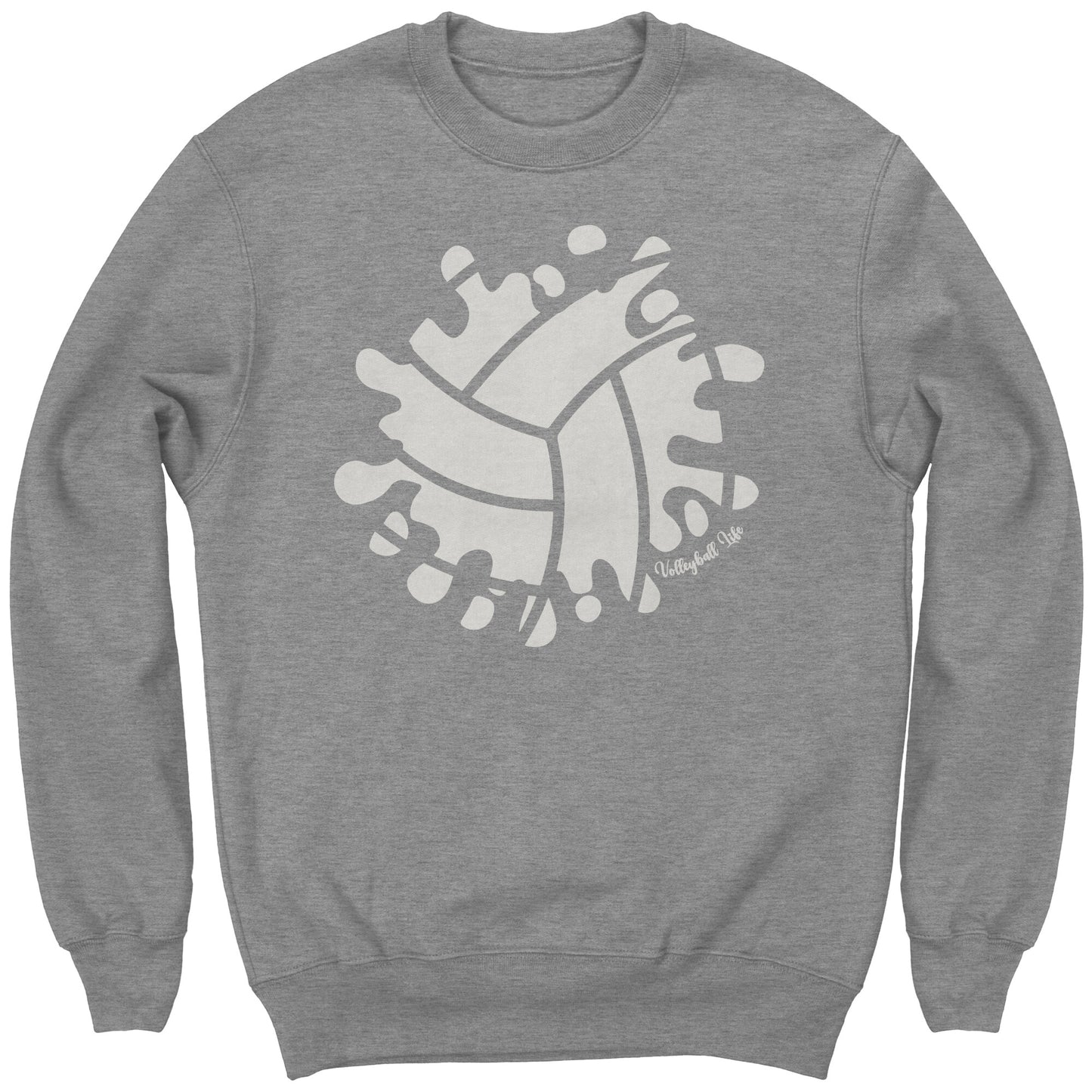 Youth Volleyball Sweatshirt, Girls Volleyball Sweatshirt, Volleyball Life Splash Sweatshirt