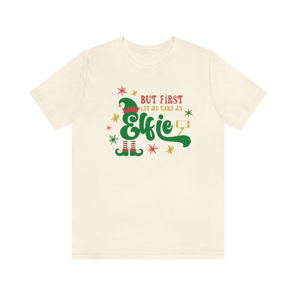 Elfie Shirt, Christmas Shirts for Women, Christmas Tee, Christmas TShirt, Shirts For Christmas, Cute Christmas t-shirt, Holiday Tee