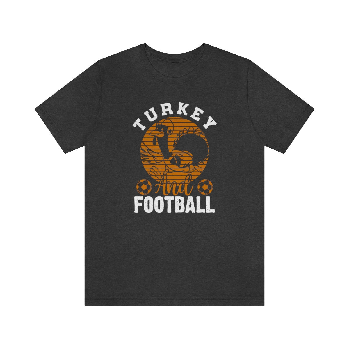 Turkey Football Thanksgiving - Bella + Canvas T Shirt - Sizes S - 3XL