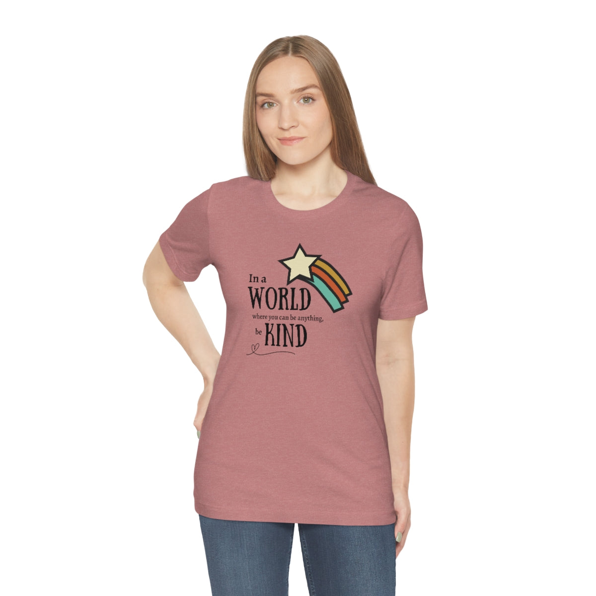 Be kind shirt, In a world where you can be anything be kind shirt, Retro Rainbow shirt, Retro tshirt