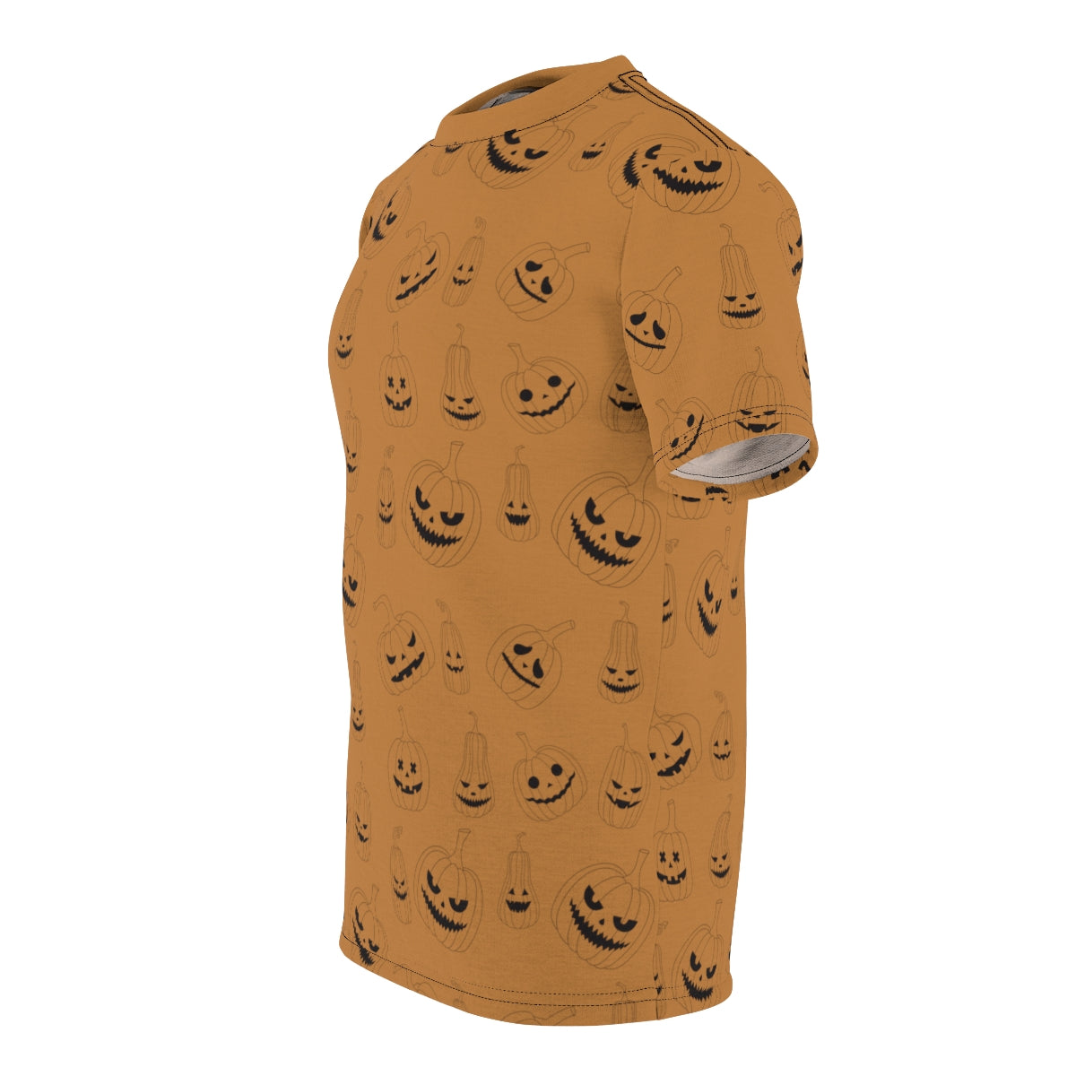 Halloween Pattern All Over Print Shirt | Jack-o-lantern | Spooky Halloween Shirt | Unisex AOP Shirt | Pumpkin Shirt | Halloween Shirt