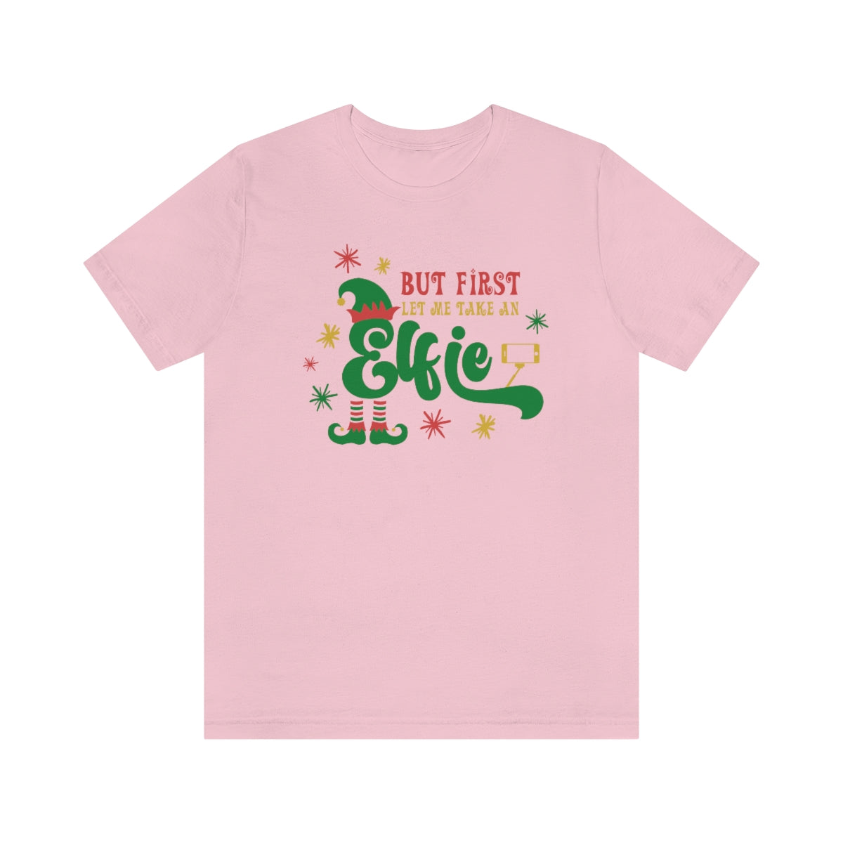 Elfie Shirt, Christmas Shirts for Women, Christmas Tee, Christmas TShirt, Shirts For Christmas, Cute Christmas t-shirt, Holiday Tee