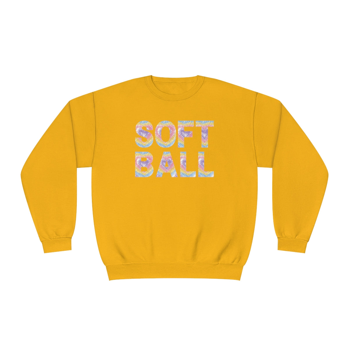 Softball Sweatshirt, Pastel Tie Dye Softball Shirt, Softball Mom Shirt, Softball Vibes, Women's Sweatshirt, Softball Game Sweatshirt