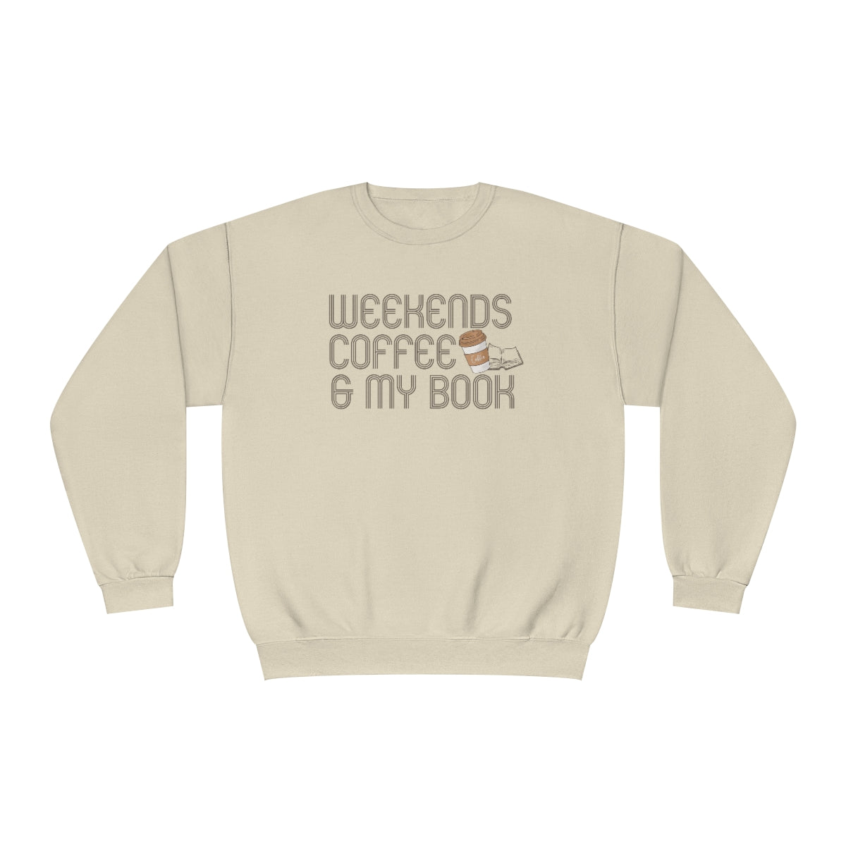 Weekends Coffee and My Book Sweatshirt, Book Lover Gift Women | SweatShirt for Women | Gift for Book Lovers | Sweaters for Women | Reading