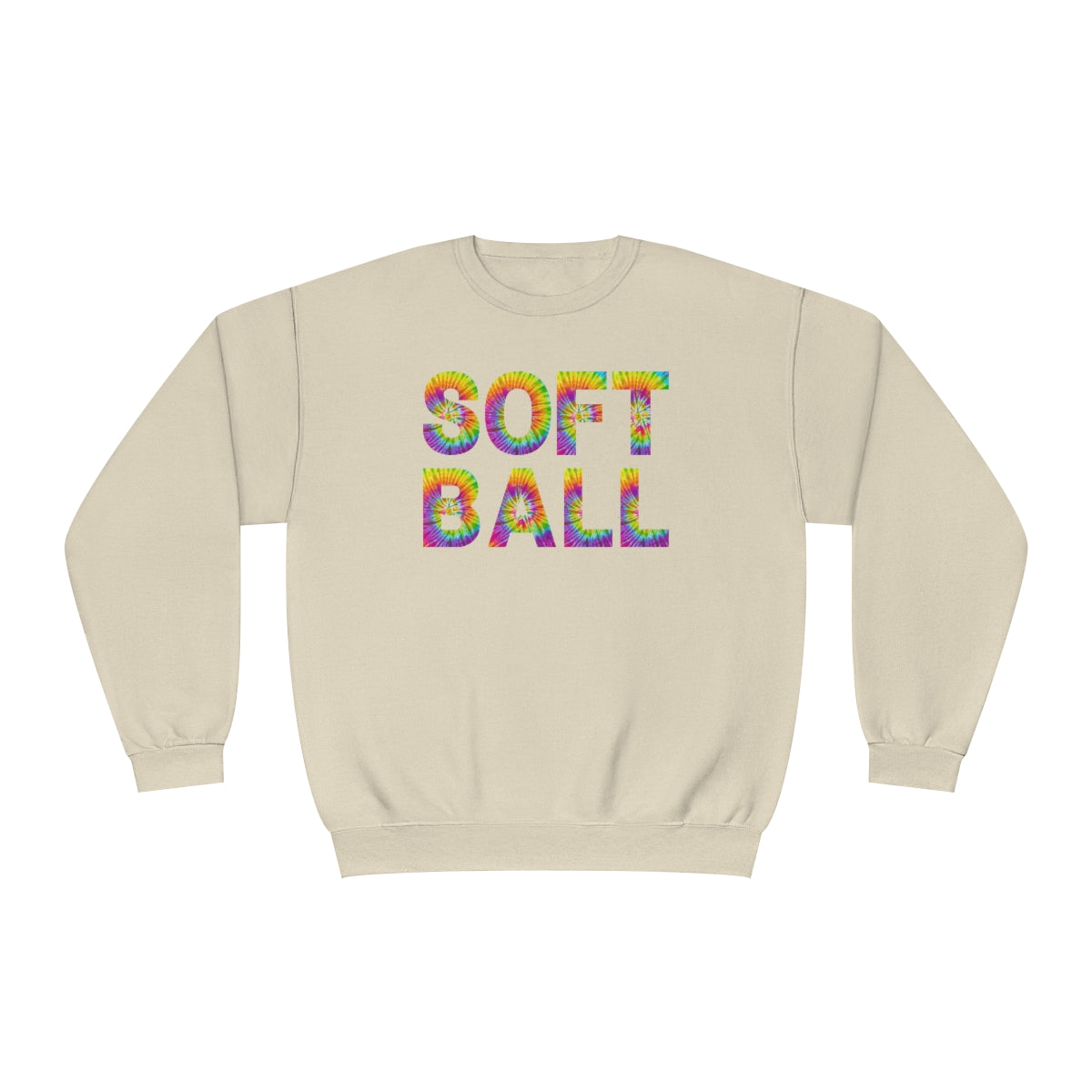 Softball Sweatshirt, Tie Dye Softball Shirt, Softball Mom Shirt, Softball Vibes, Women's Sweatshirt, Softball Game Sweatshirt