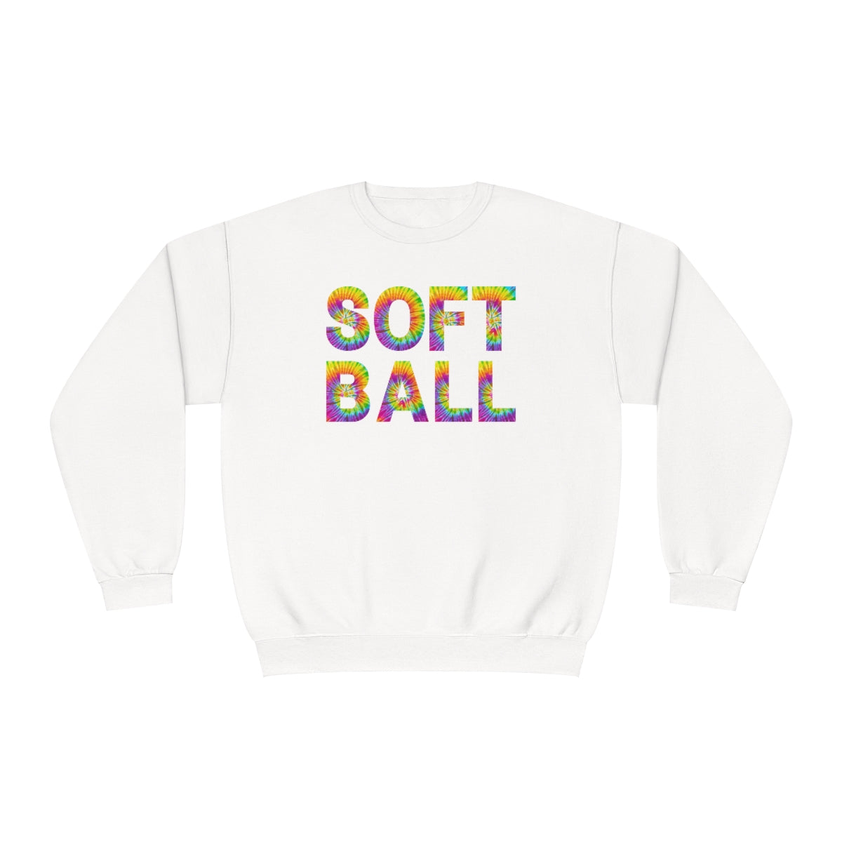 Softball Sweatshirt, Tie Dye Softball Shirt, Softball Mom Shirt, Softball Vibes, Women's Sweatshirt, Softball Game Sweatshirt