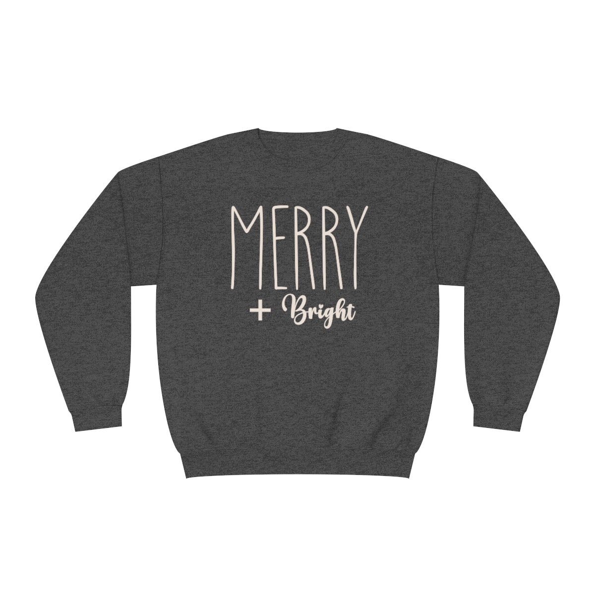 Merry And Bright Sweatshirt |  Christmas Sweatshirt |  Women's Christmas Sweatshirt |  Gift for her | Gift For Christmas