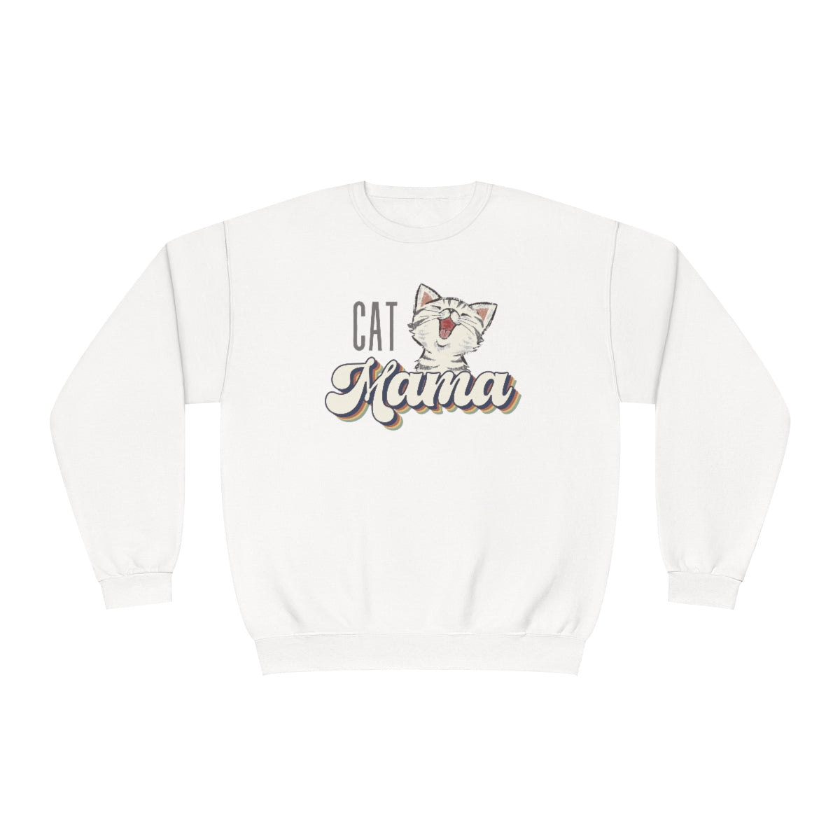 Cat Mama, Cat Lovers, Women's Cat Sweatshirt Sizes S - 3XL