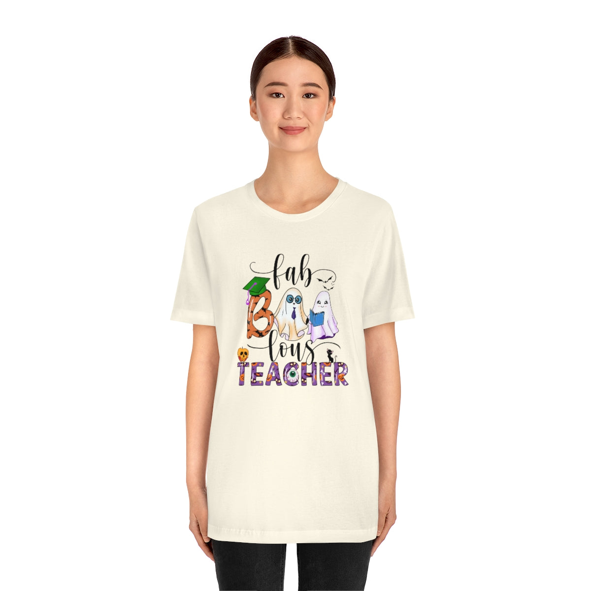 Faboolous Teacher Halloween - Bella + Canvas T Shirt - Sizes S - 3XL