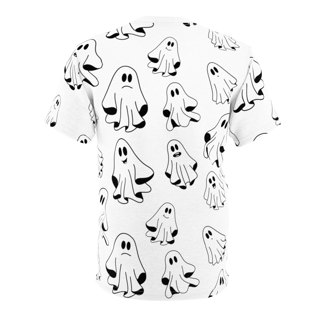 Halloween Pattern All Over Print Shirt | Ghost Shirt | Spooky Halloween Shirt | Unisex AOP Shirt