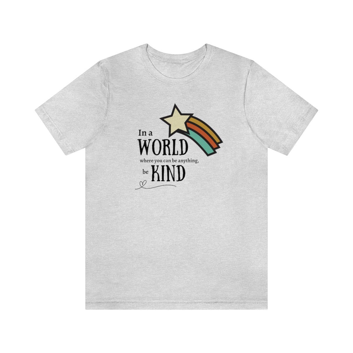 Be kind shirt, In a world where you can be anything be kind shirt, Retro Rainbow shirt, Retro tshirt