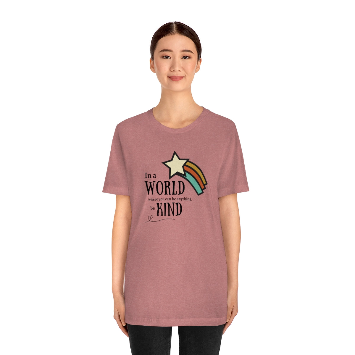 Be kind shirt, In a world where you can be anything be kind shirt, Retro Rainbow shirt, Retro tshirt