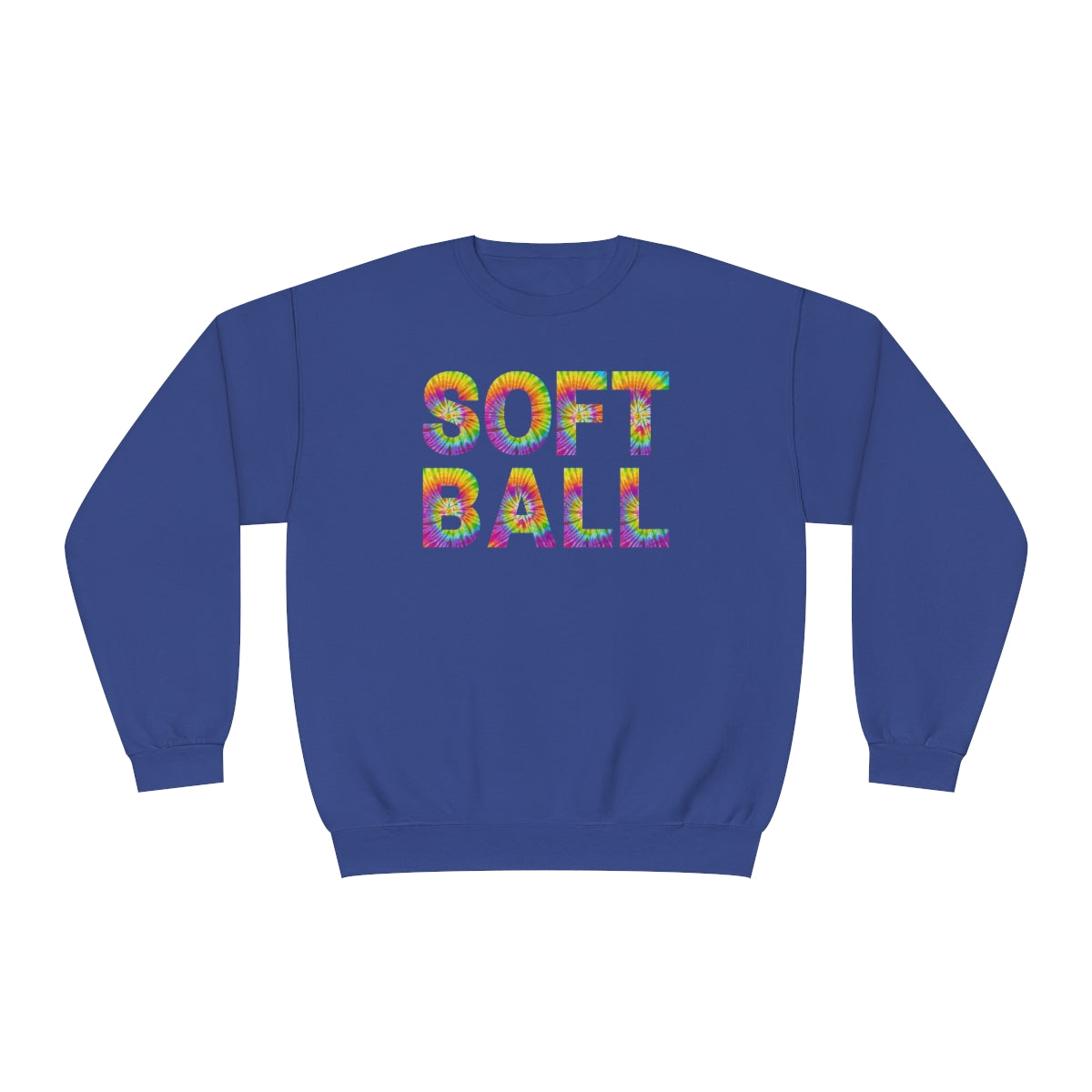 Softball Sweatshirt, Tie Dye Softball Shirt, Softball Mom Shirt, Softball Vibes, Women's Sweatshirt, Softball Game Sweatshirt