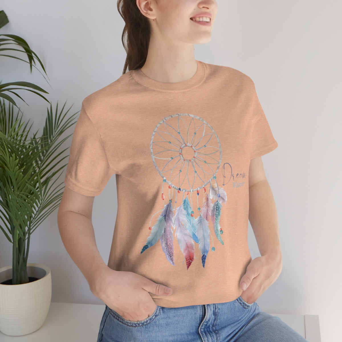 Dream Weaver Boho Shirt, Dream Catcher Shirt, Boho Feathers, Boho Dream Catcher