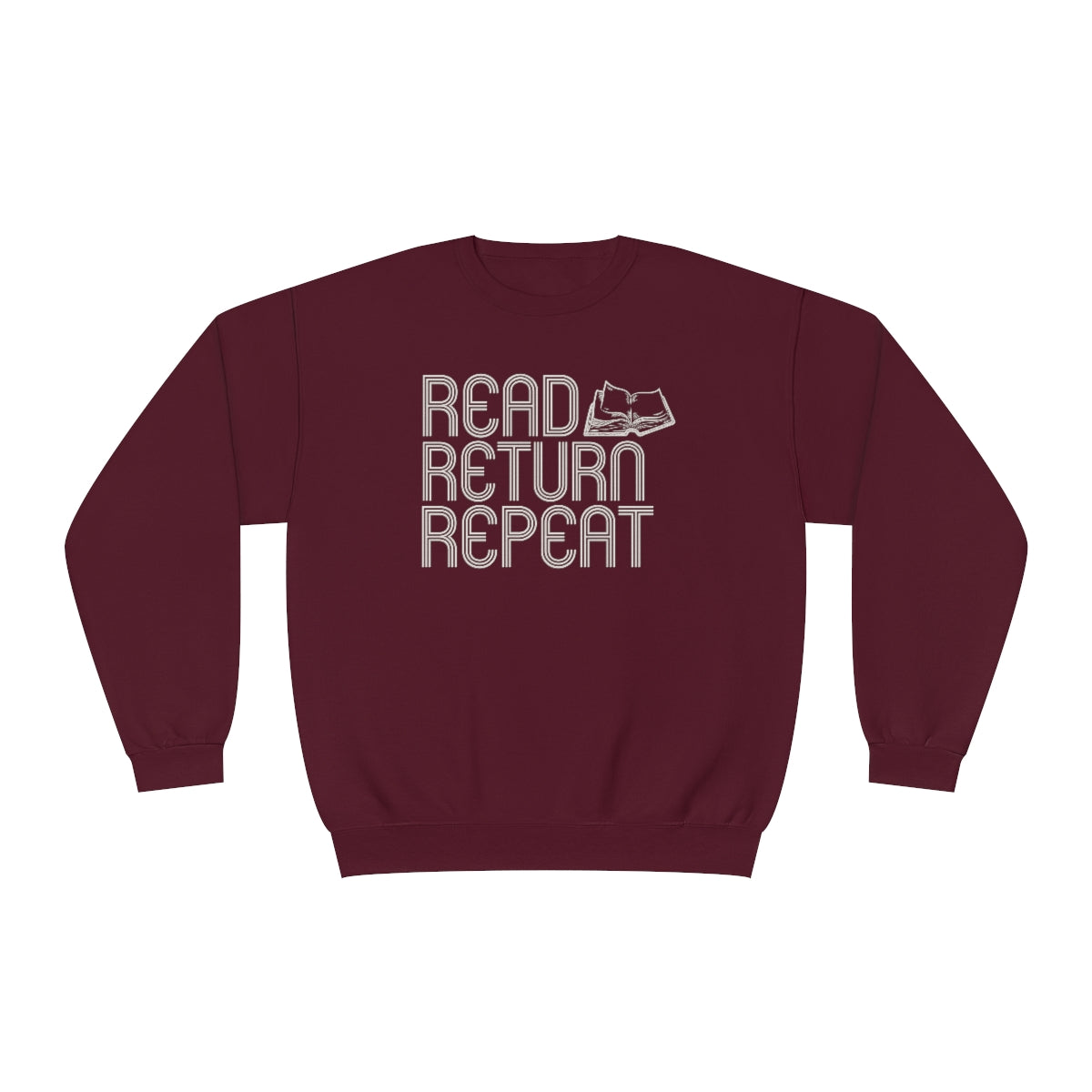 Read Return and Repeat Book Sweatshirt | Book Lover Gift Women | SweatShirt for Women | Gift for Book Lovers | Sweaters for Women | Reading