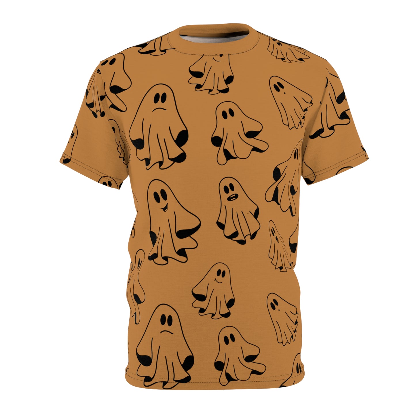 Halloween Pattern All Over Print Shirt | Ghost Shirt | Spooky Halloween Shirt | Unisex AOP Shirt