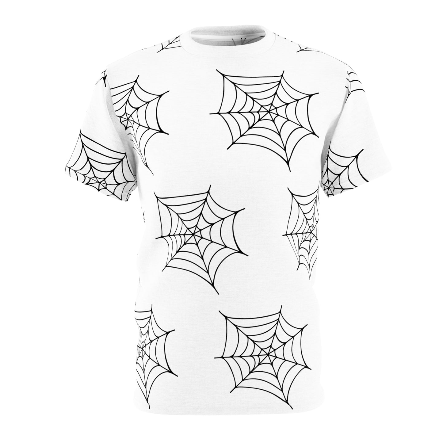 Halloween All Over Print Shirt | Spider Web Print Shirt | Spooky Halloween Shirt | Unisex AOP Shirt