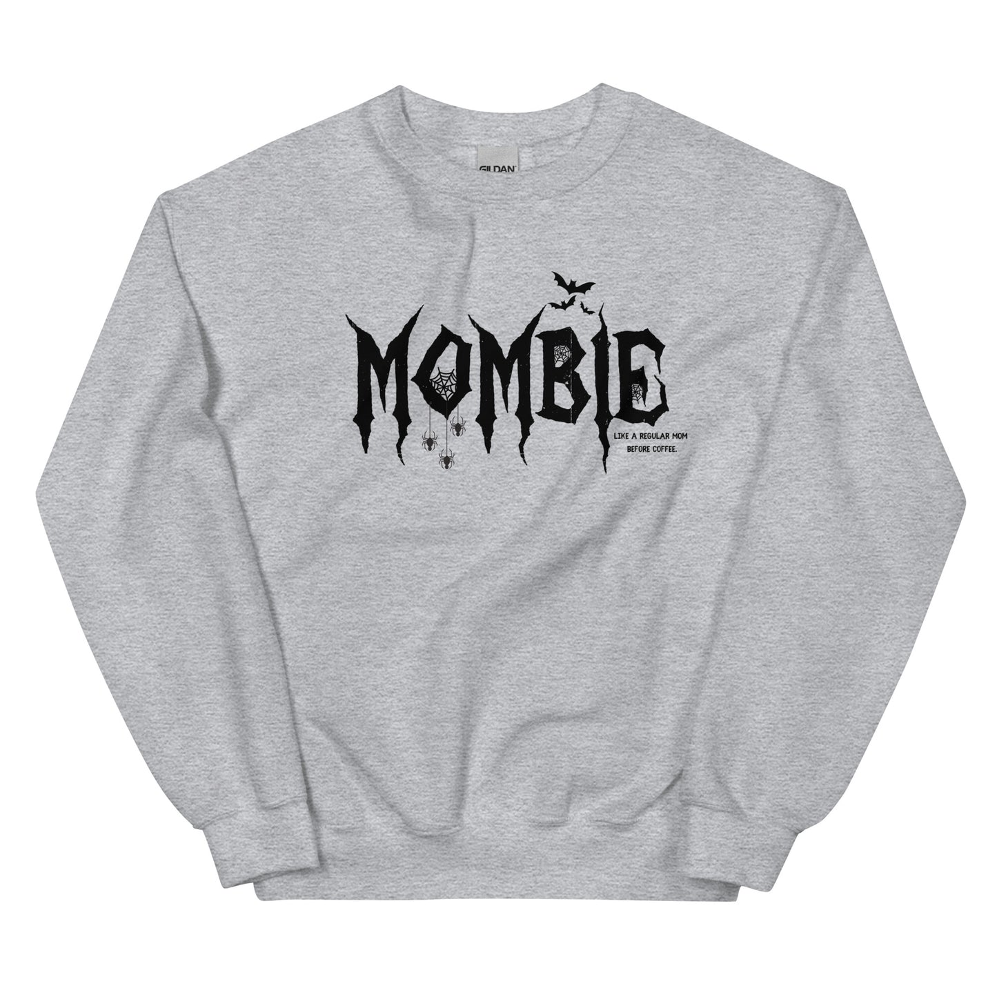 Mombie Halloween Sweatshirt, Mombie Like a regular mom before Coffee, Funny Halloween Sweatshirt