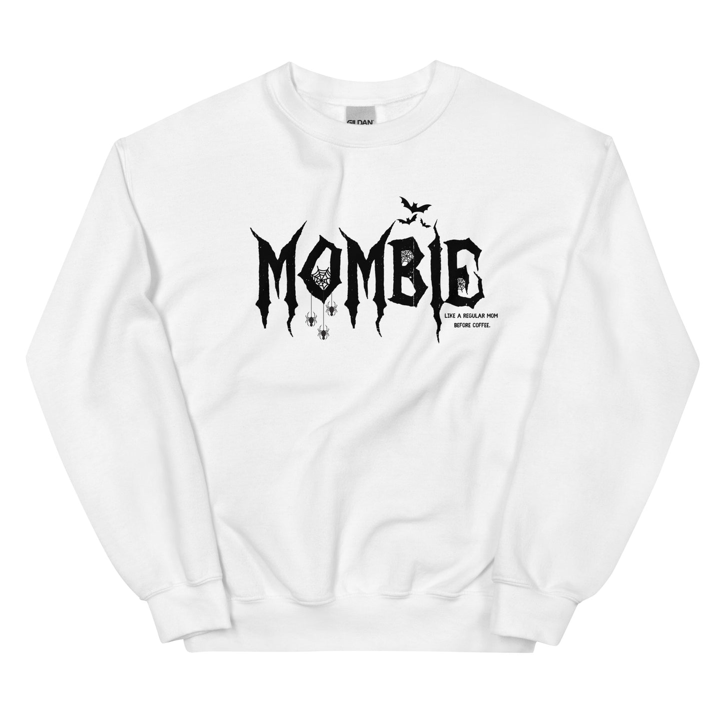 Mombie Halloween Sweatshirt, Mombie Like a regular mom before Coffee, Funny Halloween Sweatshirt