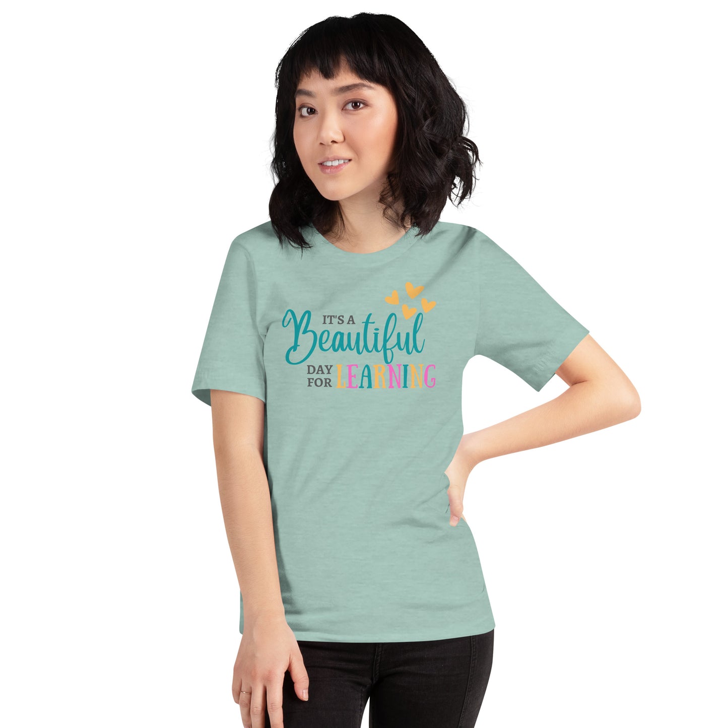 Its a beautiful day for learning teacher shirt, Thanksgiving Teacher Shirt, Teacher Shirt, Teacher Life Shirt, Fall Teacher Tee